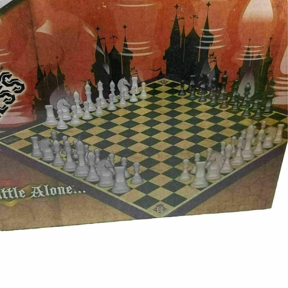 QuadChess Chess Game 2011 Perpetual Group Team Play 3 Games in One New Sealed